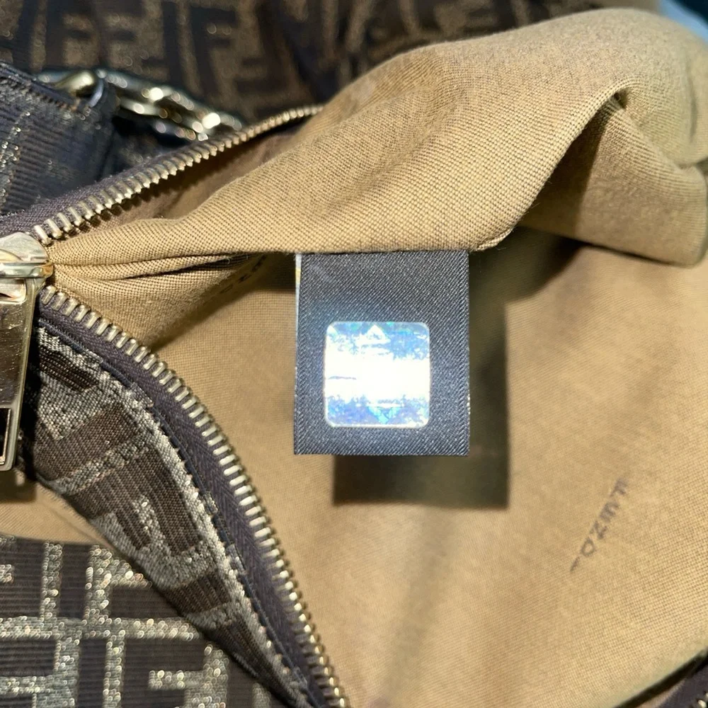 FENDI RARE FIND mia should tote Zucca excellent condition size 16W X 11H large - Picture 14 of 17